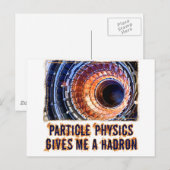 Carte Postale Physique des particules (Devant / Derrière)