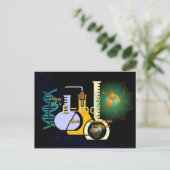 Carte Postale Physique E=mc2 conception colorée (Debout devant)