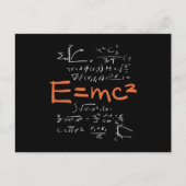 Carte Postale Physique Math Formule Enseignant Formation EMC2 (Devant)