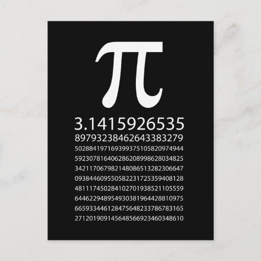Carte Postale Pi (Devant)