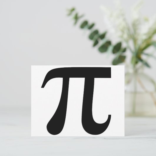 Carte Postale Pi (Debout devant)