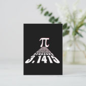 Carte Postale Pi, 3,141592653 (Debout devant)