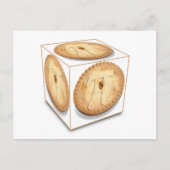 Carte Postale Pi Cubed (PIE CUBED) PI PIE CRUST (Devant)