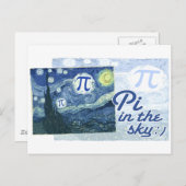 Carte Postale Pi dans le ciel (Devant / Derrière)