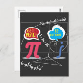 Carte Postale Pi Day 2020 Mathématiques Nerd Math Enseignant For (Devant / Derrière)