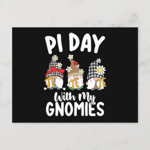 Carte Postale Pi Day Avec Mes Gnomes Drôle Mathématiques Mathéma
