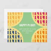 Carte Postale Pi Day "Happy Pi Day" Délicieux Pi (Devant / Derrière)