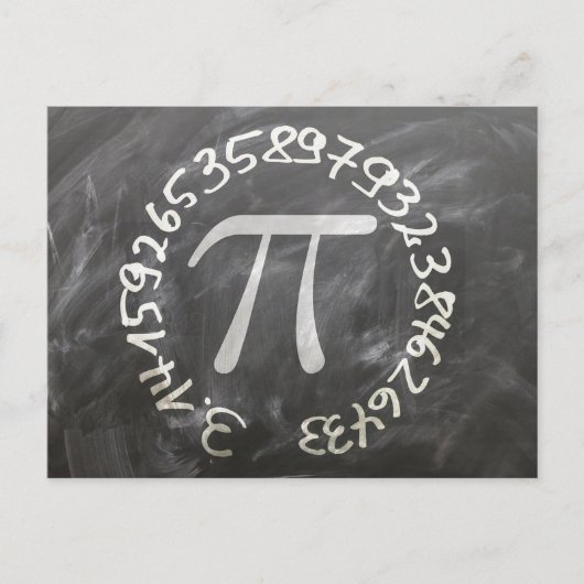 Carte Postale Pi Day PiDay Chalkboard Education (Devant)