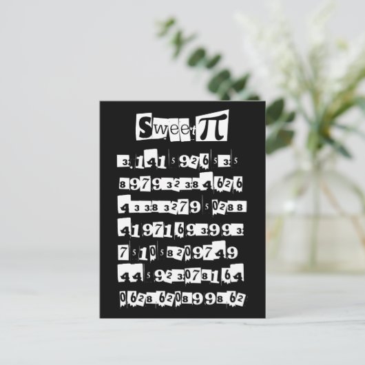 Carte Postale Pi doux (Debout devant)