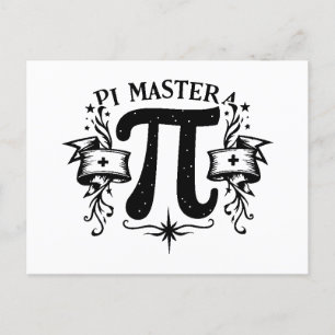 Carte Postale Pi Master