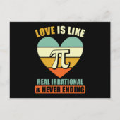 Carte Postale Pi Math Dit : (Devant)