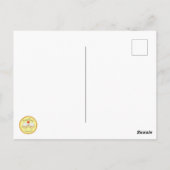 Carte postale Pi Menu Cute Math Pi Day (Dos)