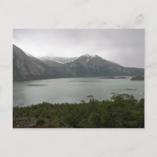 Carte Postale Pia Fjord, Chili, avec Mare Australis à l'ancre