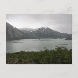 Carte Postale Pia Fjord, Chili, avec Mare Australis à l'ancre