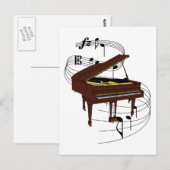 Carte Postale Piano (Devant / Derrière)