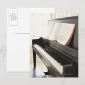 Carte Postale Piano (Devant / Derrière)