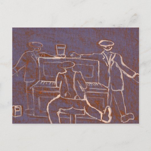 Carte Postale Piano (Devant)