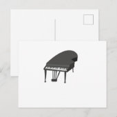 Carte Postale piano (Devant / Derrière)