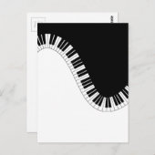 CARTE POSTALE PIANO (Devant / Derrière)