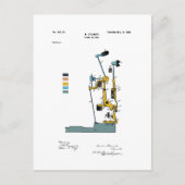 Carte Postale Piano Action - Brevet Max Steinert - Couleur (Devant)