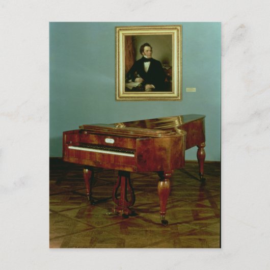 Carte Postale Piano appartenant à Franz Peter Schubert (Devant)