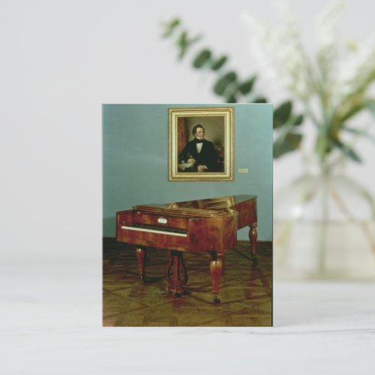 Carte Postale Piano appartenant à Franz Peter Schubert (Debout devant)