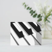 Carte Postale Piano Clavier Pop Art (Debout devant)