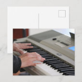 Carte Postale Piano Cool (Devant / Derrière)