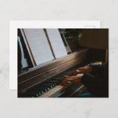 Carte Postale Piano cool (Devant / Derrière)