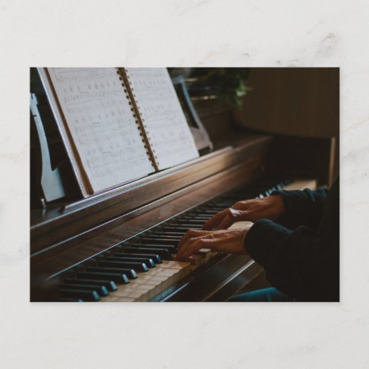 Carte Postale Piano cool (Devant)