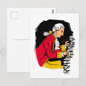 Carte Postale Piano de Mozart (Devant / Derrière)