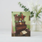 Carte Postale Piano décoré (Debout devant)