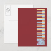 Carte Postale Piano du quatuor à millions de dollars (Devant / Derrière)