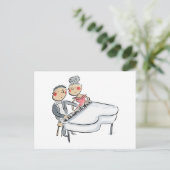 Carte Postale Piano Duet (Debout devant)