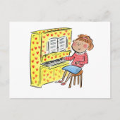 Carte Postale Piano Fun (Devant)