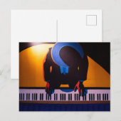 Carte Postale Piano Incroyable (Devant / Derrière)