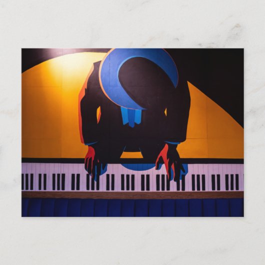 Carte Postale Piano Incroyable (Devant)