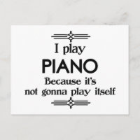 Piano - Jouer Lui-Même Musique Deco Drôle