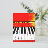 Carte postale Piano Keys (Debout devant)