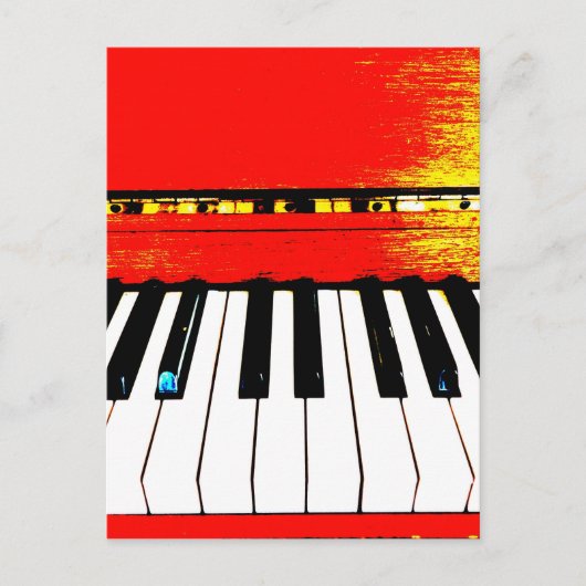 Carte postale Piano Keys (Devant)
