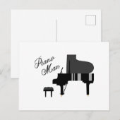 Carte Postale Piano Man (Devant / Derrière)