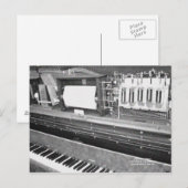 Carte Postale Piano Vieux Joueur (Devant / Derrière)