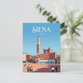 Carte Postale Piazza del Campo Italie (Debout devant)