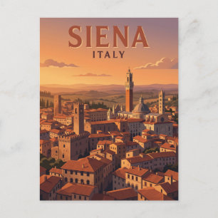 Carte Postale Piazza del Campo Italie
