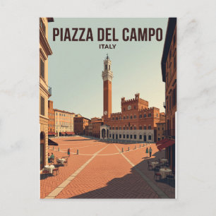 Carte Postale Piazza del Campo Italie