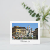 Carte postale Piazza della Signoria (Debout devant)