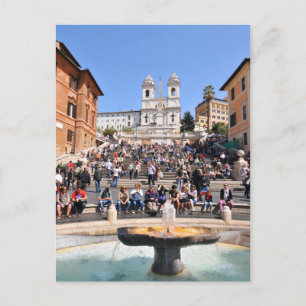 Carte Postale Piazza di Spagna, Rome, Italie