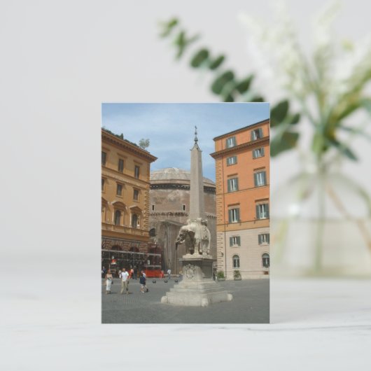 Carte Postale Piazza Minerva (Debout devant)