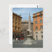 Carte Postale Piazza Minerva (Devant / Derrière)