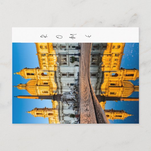 Carte postale, Piazza Navona (Devant)